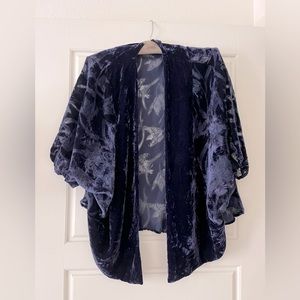 A new day velvet shawl